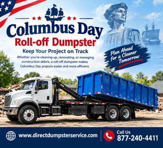 Columbus Day Roll-Off Dumpster Rental: 10 FAQs