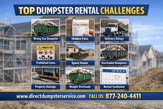Addressing the Top Dumpster Rental Challenges Customers Face Today