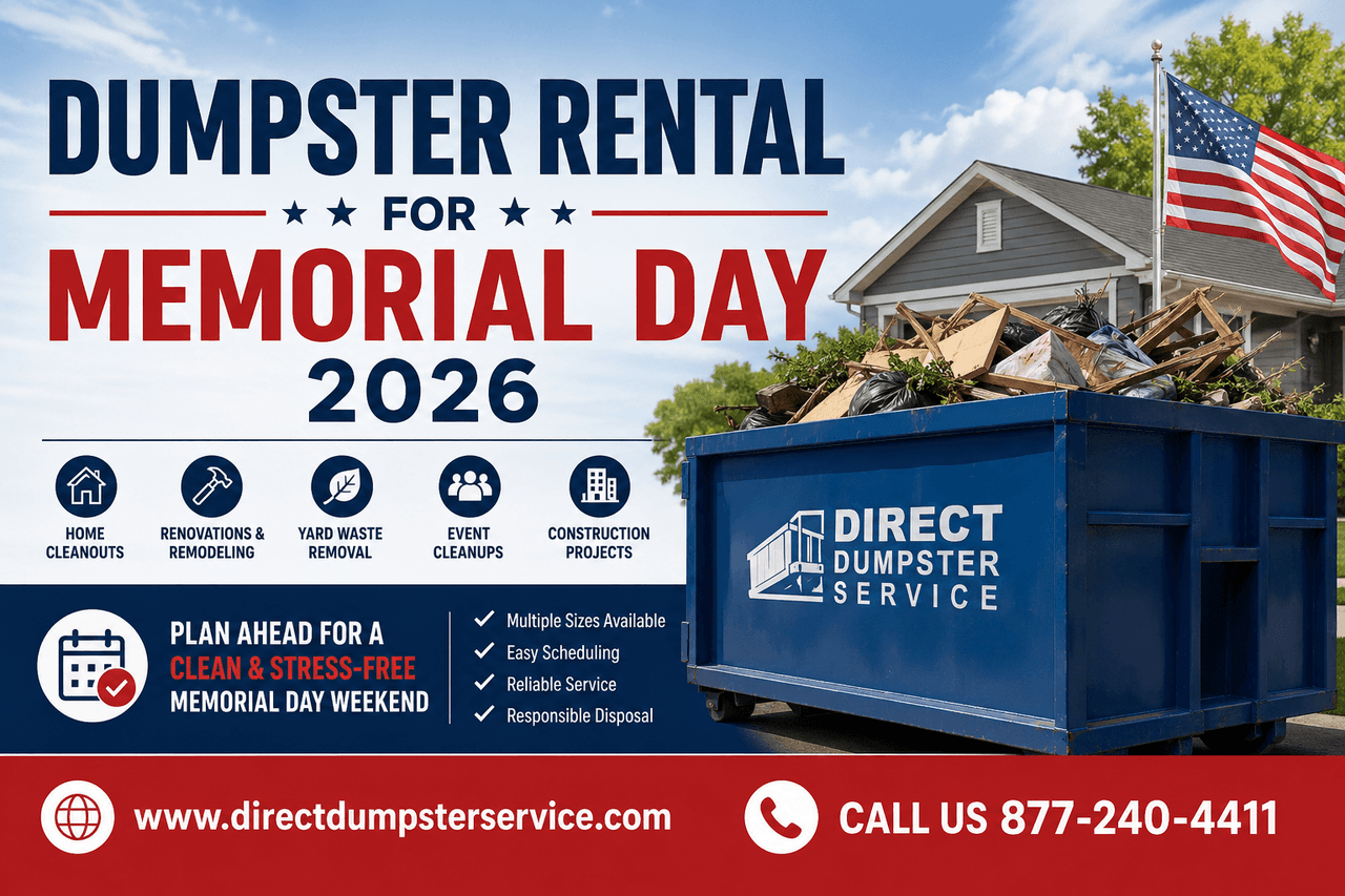 Dumpster Rental for Memorial Day 2026 | Cleanup & Waste Disposal Guide