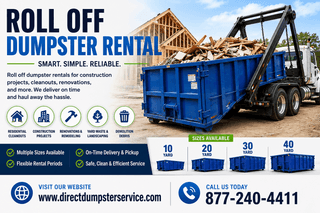 Roll Off Dumpster Rental Services Temporary Waste Removal Solutions for Residential, Commercial, and Construction Projects