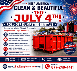 Case Study: Roll-Off Dumpster Rentals for July 4th Events